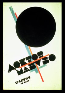 Dr. Mabuso (poster cinematografico), 1922